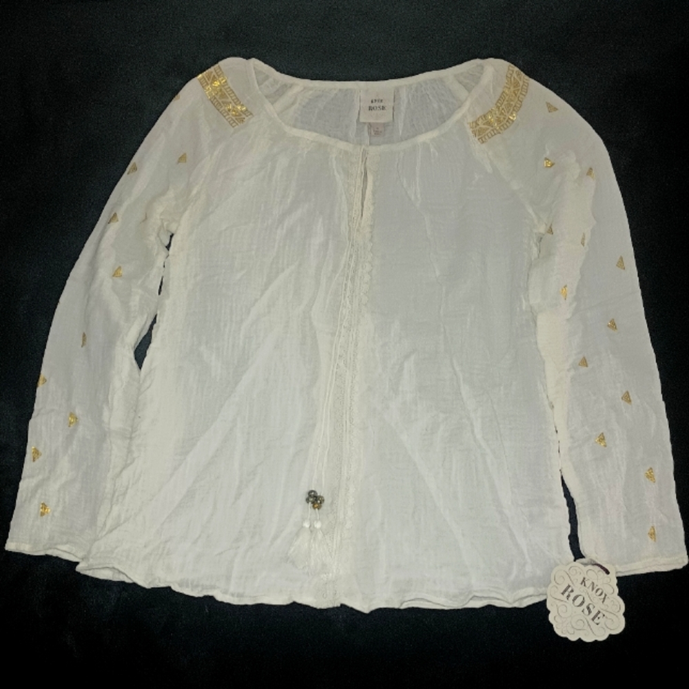Knox Rose Cream and Gold Top